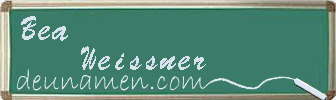 Bea Weissner Visitenkarte